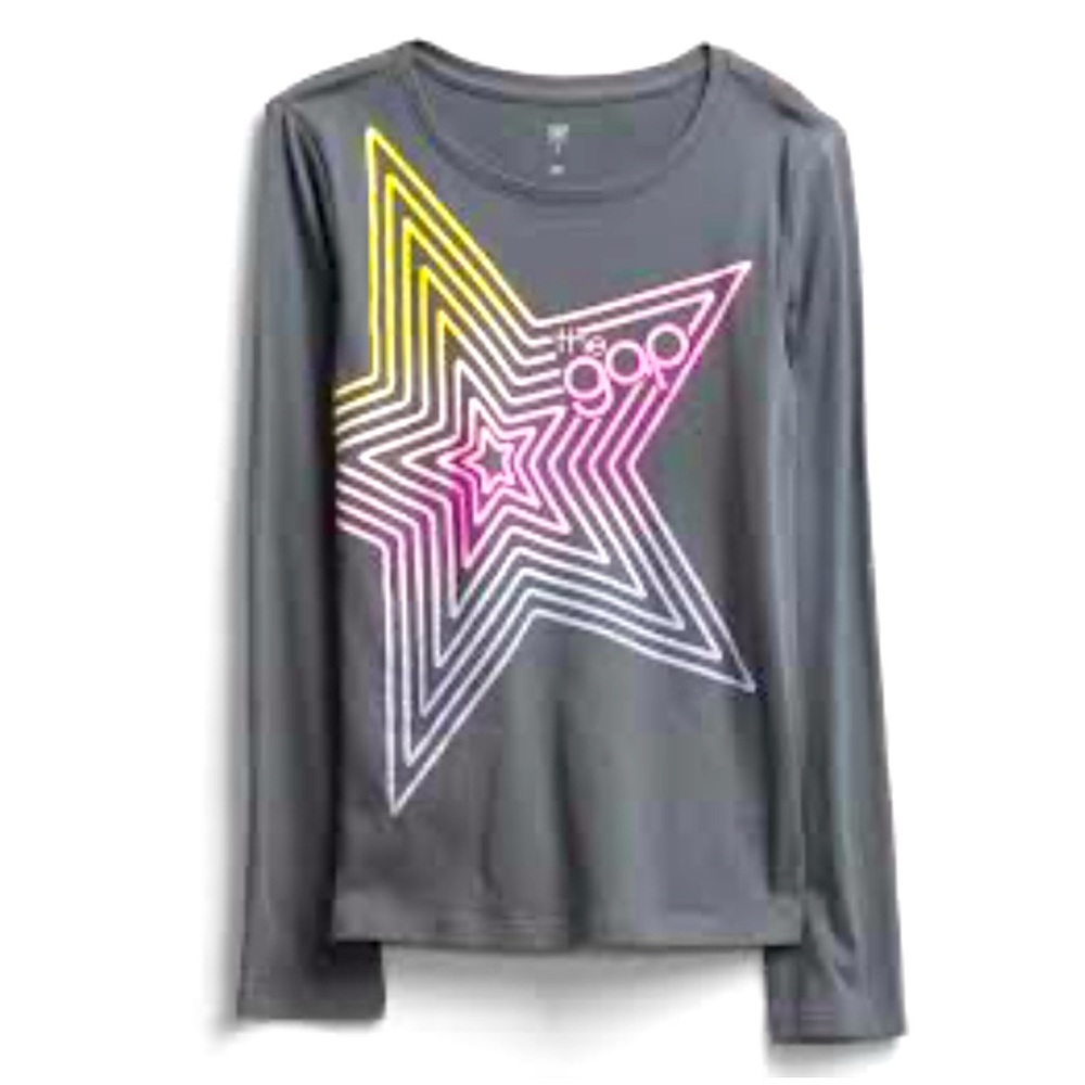 🌻4/$20 GAP Kids Star Long Sleeve Tee